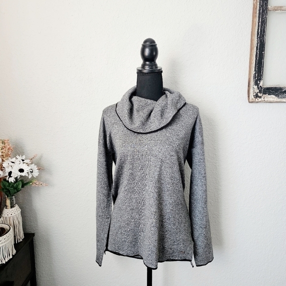 Calvin Klein Cowl Neck Pull Over Oversized Sweater Athleisure Loungewear Small - Picture 1 of 12